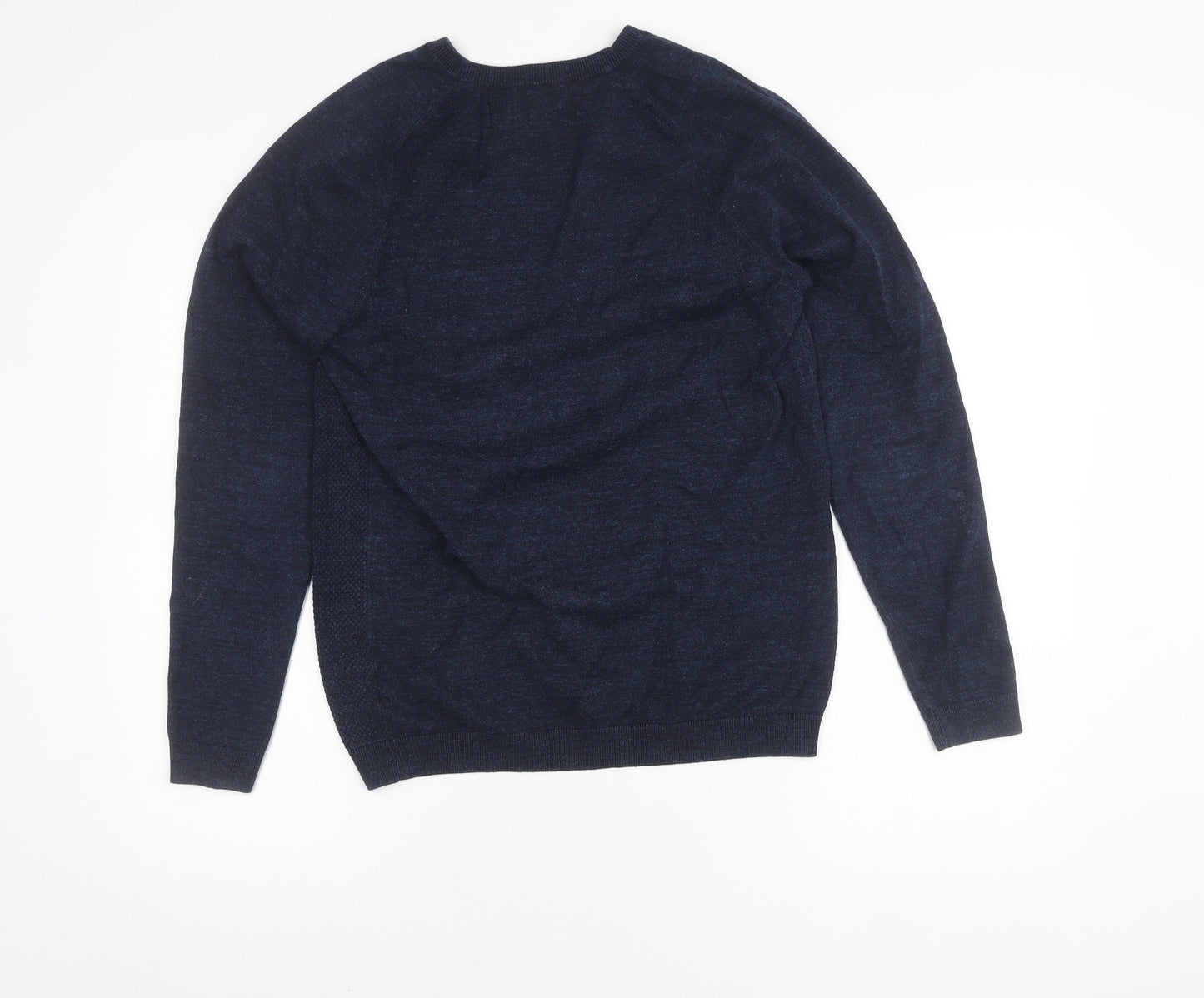 Next Men's Blue Crew Neck Pullover Jumper S