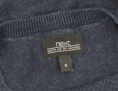 Next Men's Blue Crew Neck Pullover Jumper S