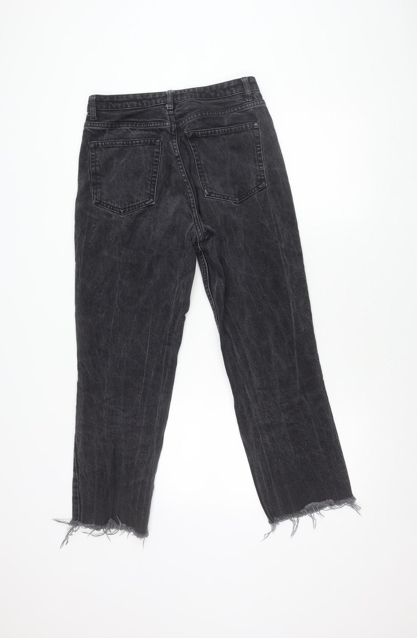 Topshop Women's Black Straight Jeans Size 12