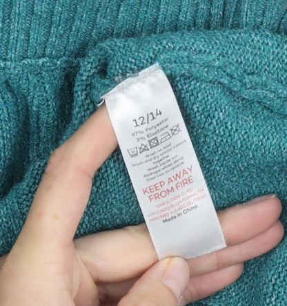 Womens UK Size 12 Bonmarché Blue Pullover Jumper