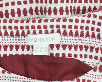 Monsoon Women's Multicolour Knee Length Dress 16