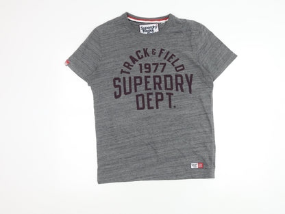 Superdry Men's Grey Graphic Print T-Shirt M