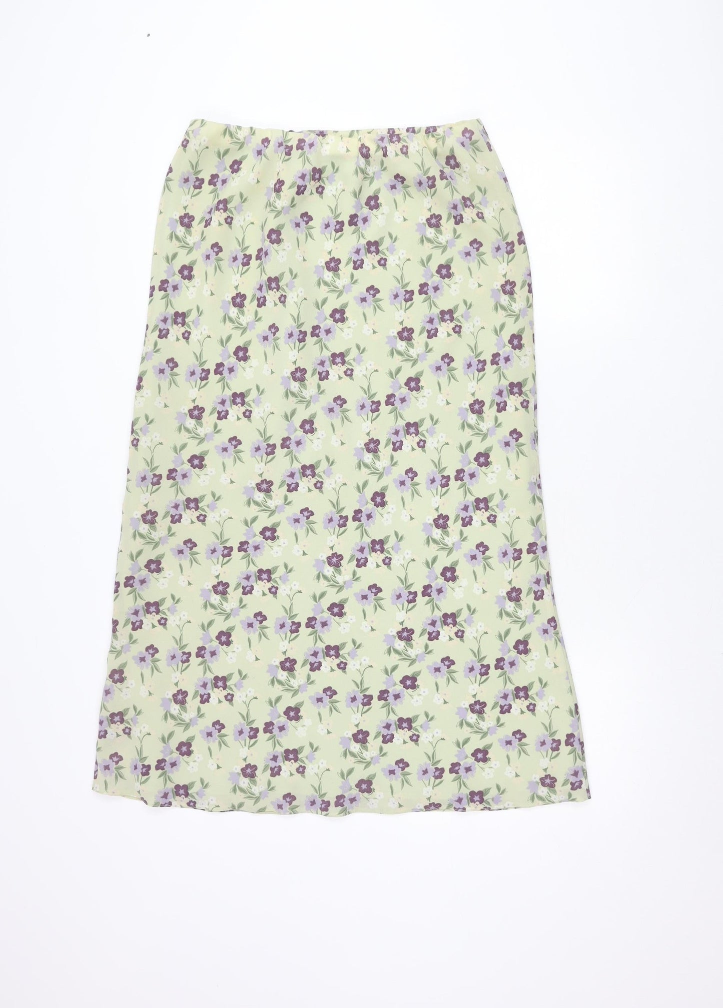 Isabelle Women's Green Floral Skirt, Size 14, Good Condition