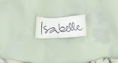 Isabelle Women's Green Floral Skirt, Size 14, Good Condition