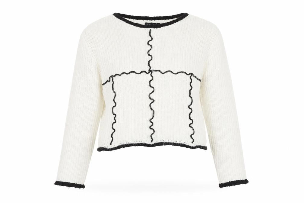 Womens UK Size 8 ASOS White Pullover Jumper