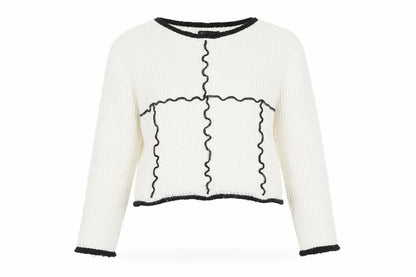 Womens UK Size 8 ASOS White Pullover Jumper