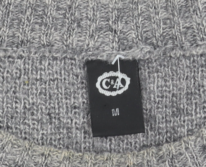 C&A Men's Grey Pullover Jumper - M