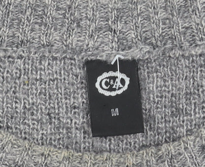 C&A Men's Grey Pullover Jumper - M