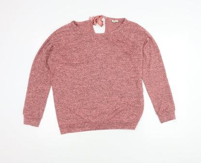 Womens UK Size 8 River Island Pink Pullover Jumper