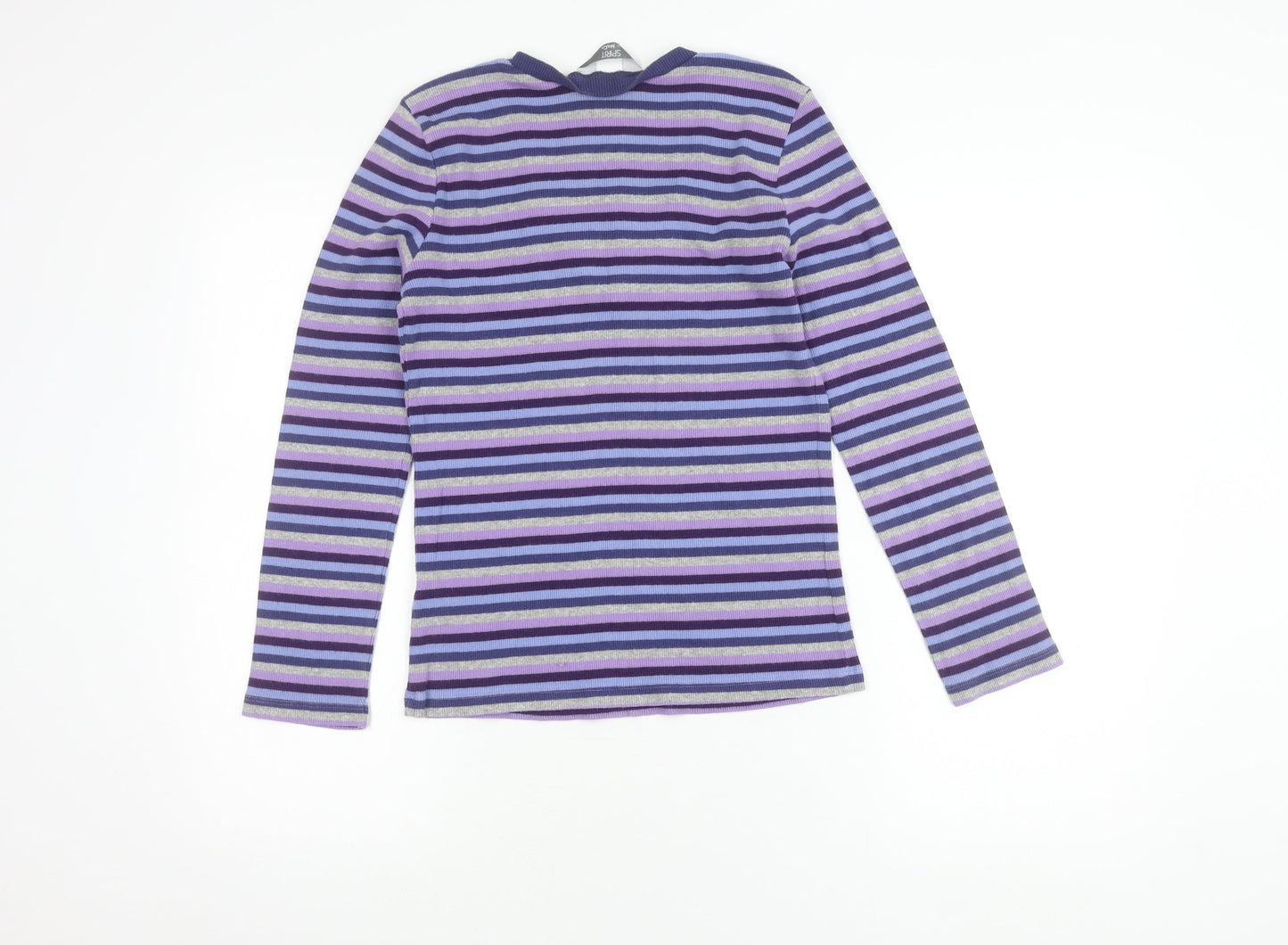 Womens UK Size L M&Co Multicoloured Basic T-Shirt