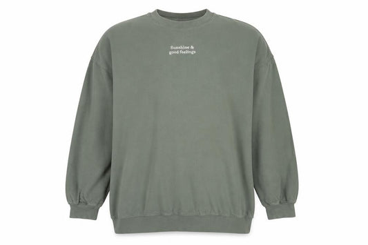 Front view of H&M Women's Green XL jumper, Casual Cotton