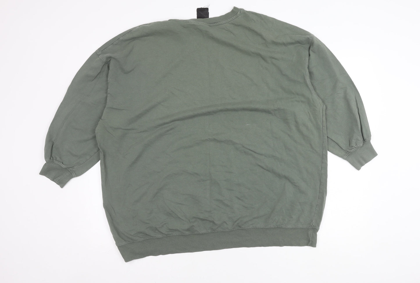 Womens UK Size XL H&M Green Pullover Jumper