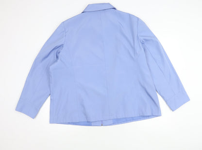 Womens UK Size XL BM Blue Basic Jacket