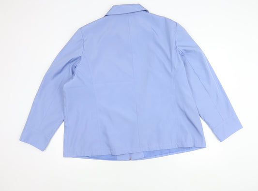 Womens UK Size XL BM Blue Basic Jacket