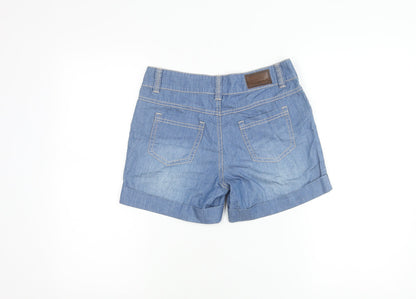 Animal Women's Blue Size 8 Cotton Shorts