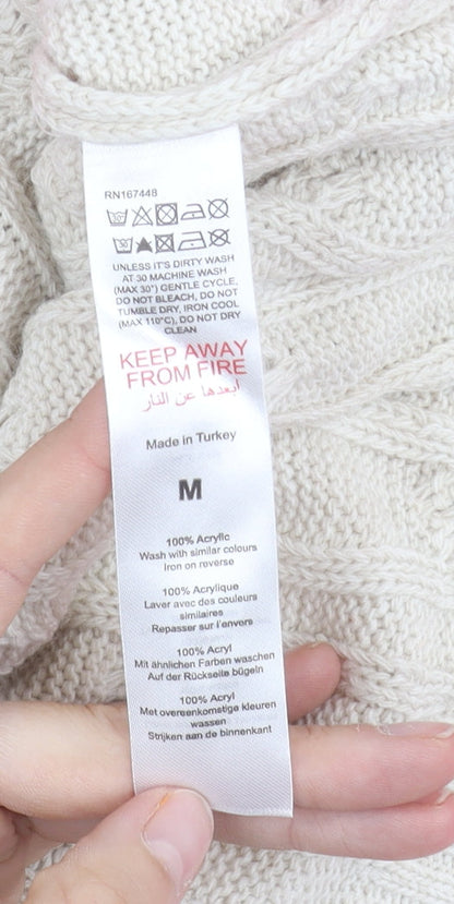 Boohoo Women's Pink Full Zip Collared Jumper