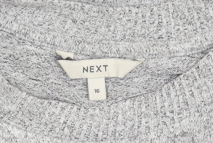 Next Women's Grey Pullover Jumper Size 16