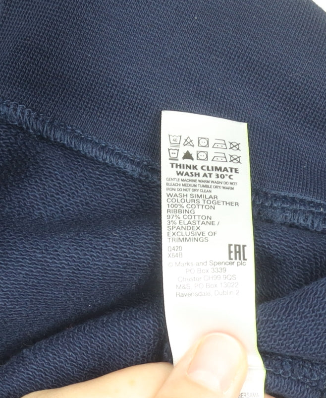 Marks and Spencer Unisex Blue XL Basic Jacket