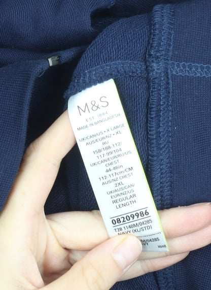 Marks and Spencer Unisex Blue XL Basic Jacket