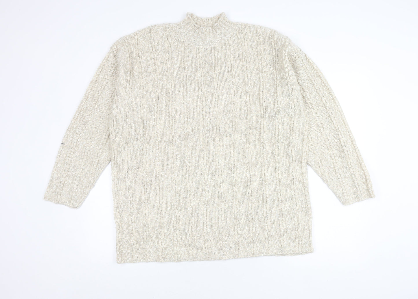 Womens UK Size 18-20 BHS Ivory Pullover Jumper