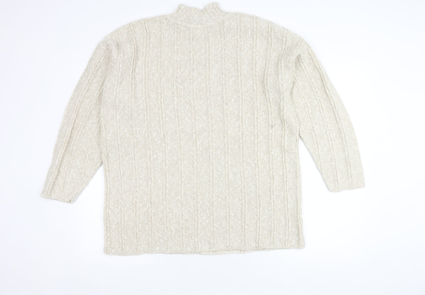 Womens UK Size 18-20 BHS Ivory Pullover Jumper