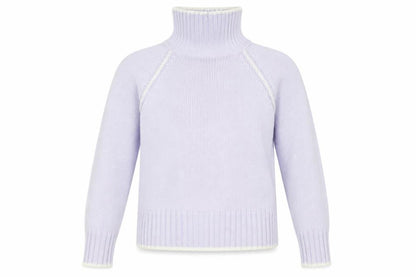 Trader Women's Multicoloured Mock Neck Jumper Size 12