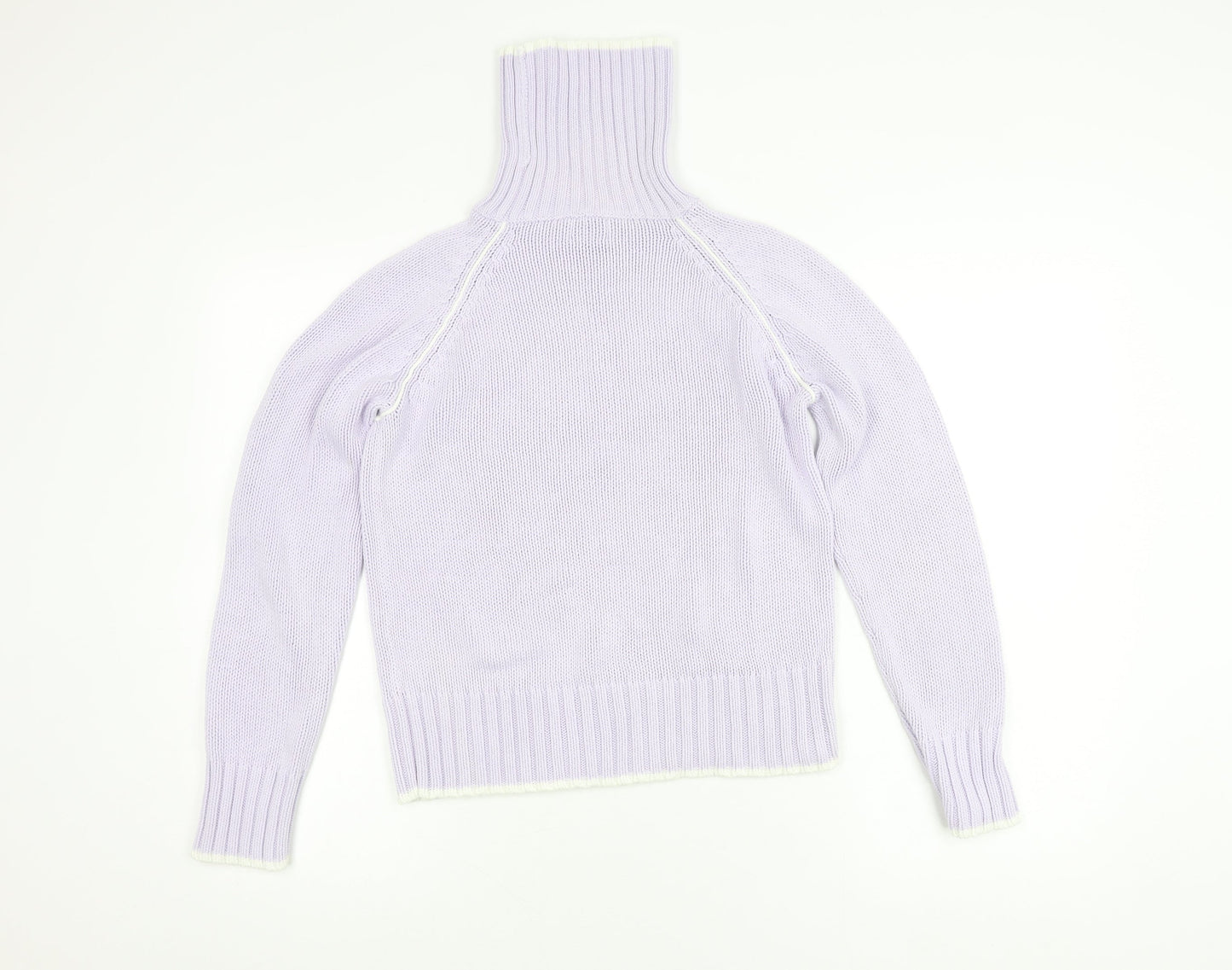 Trader Women's Multicoloured Mock Neck Jumper Size 12