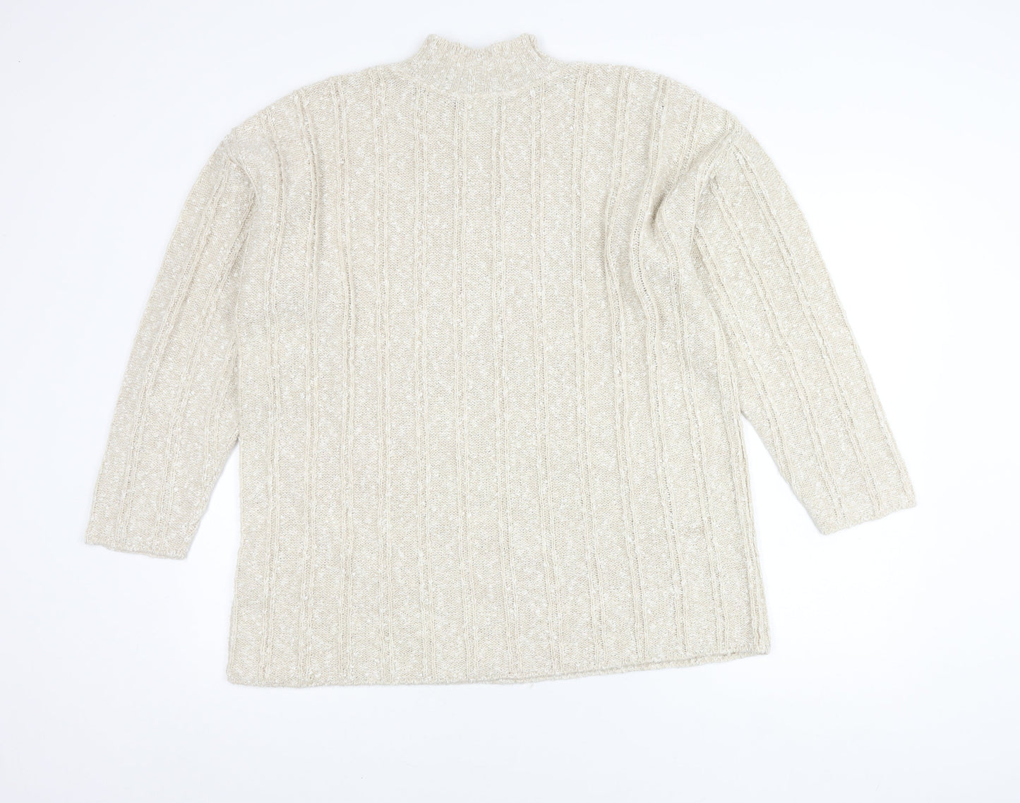 Womens UK Size 18 BHS Ivory Pullover Jumper