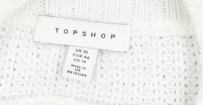 Womens UK Size XL Topshop Multicoloured Pullover Jumper