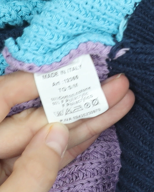 Womens UK Size S Isabella D. Multicoloured Cardigan Jumper