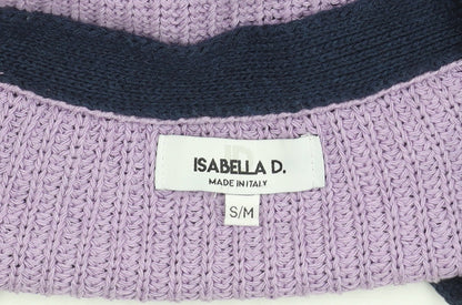 Womens UK Size S Isabella D. Multicoloured Cardigan Jumper