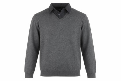 Mens UK Size L NEXT Grey Pullover Jumper