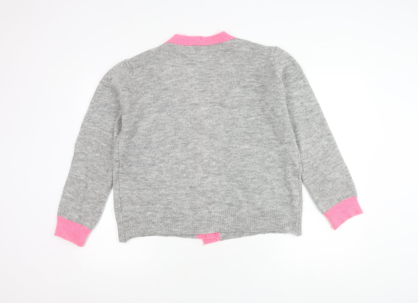 Womens UK Size S Isabella D. Grey Cardigan Jumper
