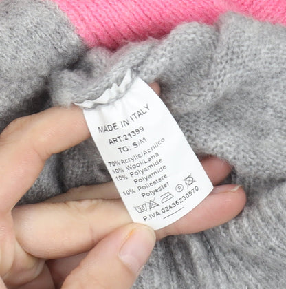 Womens UK Size S Isabella D. Grey Cardigan Jumper