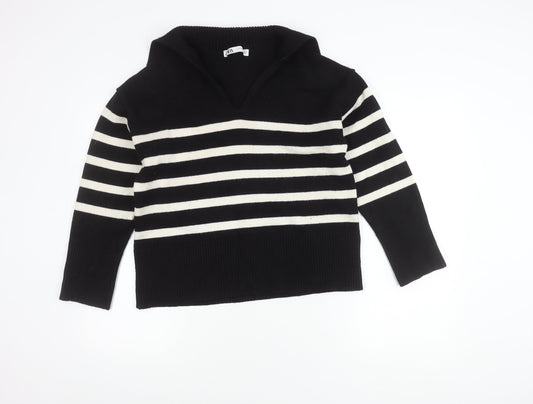 Womens UK Size XS Zara Black Pullover Jumper