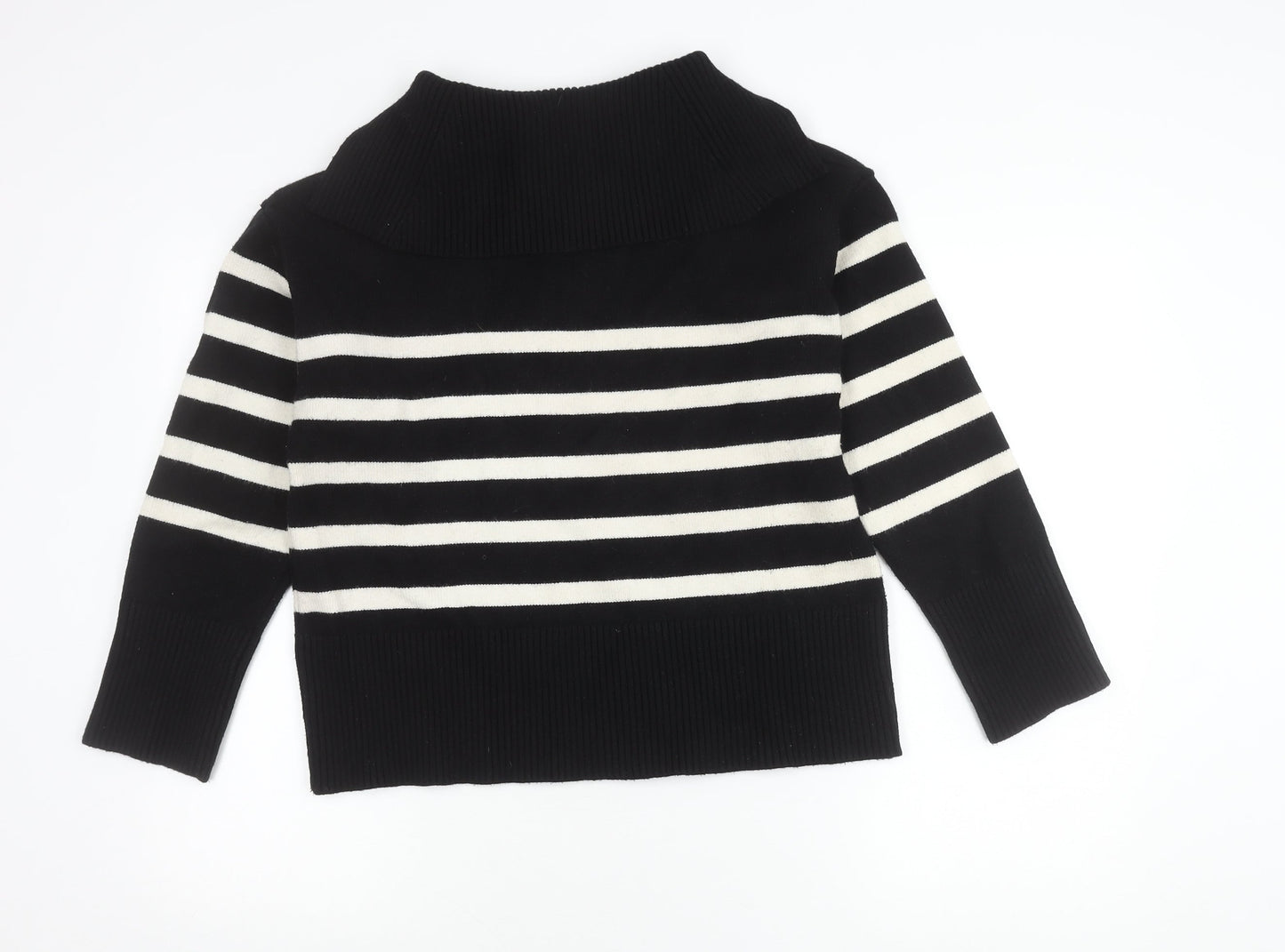 Womens UK Size XS Zara Black Pullover Jumper