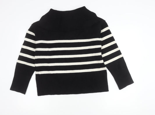 Womens UK Size XS Zara Black Pullover Jumper