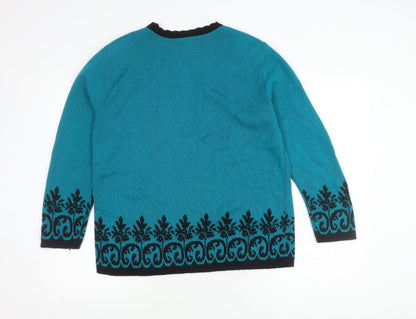 Next Issue Women's Blue L Pullover Jumper