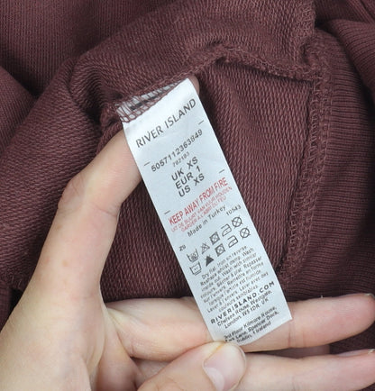 Womens UK Size XS River Island Brown Basic Jacket