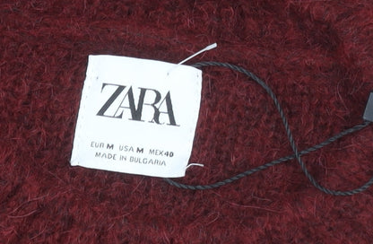 Womens UK Size M Zara Multicoloured Pullover Jumper