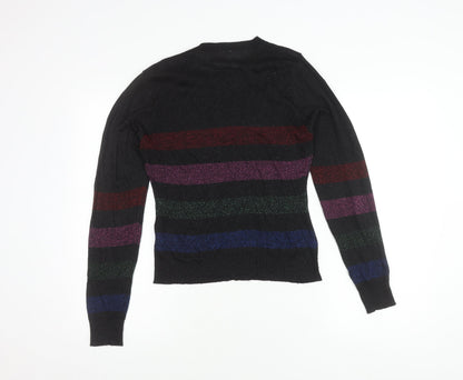 Womens UK Size L Lauren Taylor Black Pullover Jumper