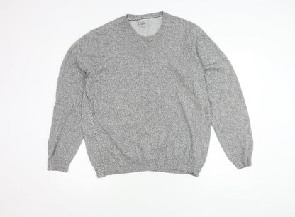 Marks and Spencer Men's Grey Pullover Jumper L