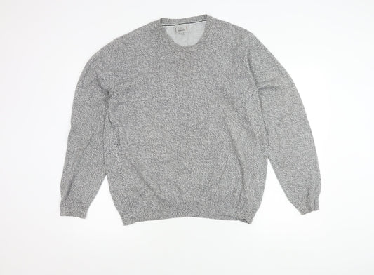 Marks and Spencer Men's Grey Pullover Jumper L