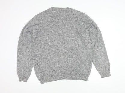 Marks and Spencer Men's Grey Pullover Jumper L
