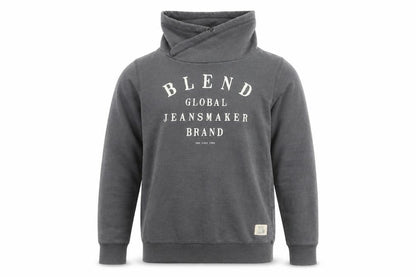 Mens UK Size L Blend Grey Pullover Sweatshirt