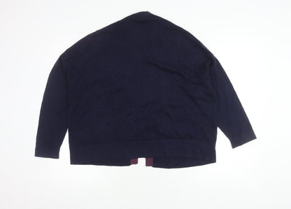 Womens UK Size 12 NEXT Blue Cardigan Jumper
