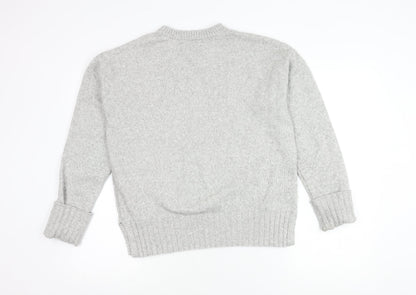 Womens UK Size M Marks and Spencer Grey Pullover Jumper