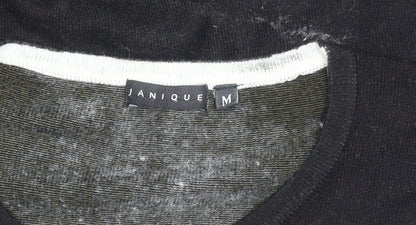 Womens UK Size M Janique Black Pullover Jumper