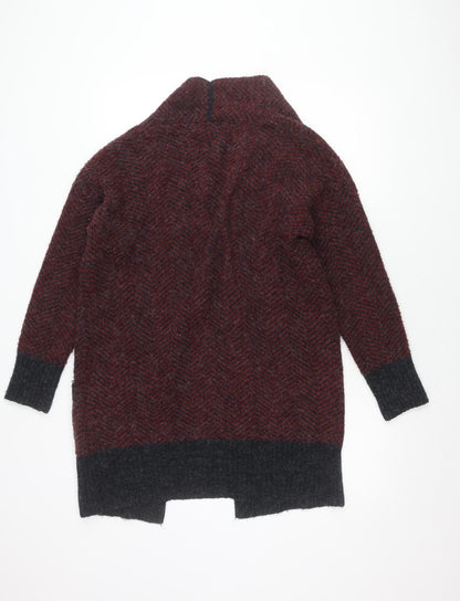 Cerulean Women's Purple Open Front Cardigan L Knit