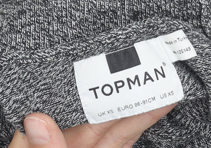Unisex Adults UK Size XS Topman Grey Jumper Jumper